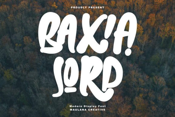 Baxia Jord Font: A Modern Display Typeface for Web Design