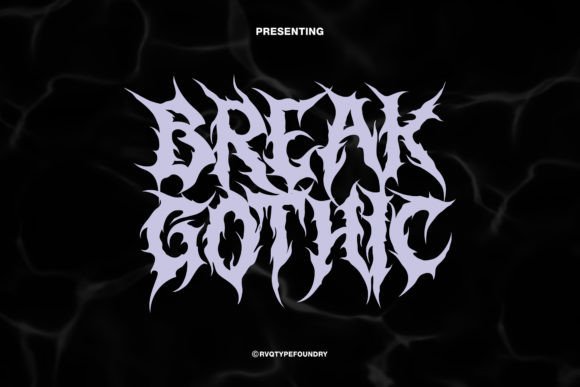 Break Gothic Font: Edgy Display Type for Editorial Design