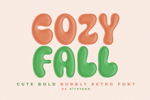 Cozy Fall Font: A Retro Typeface for Branding