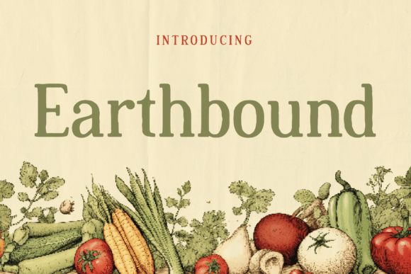 Earthbound Font: Rustic Charm for Handmade Crafts