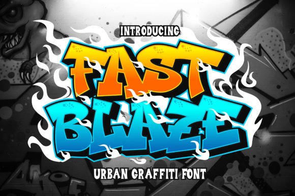 Fast Blaze Font: Bold Editorial Typography