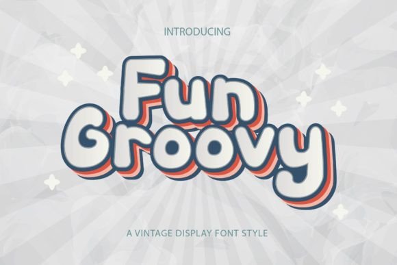 Fun Groovy Font: Funky Display Type for Makers