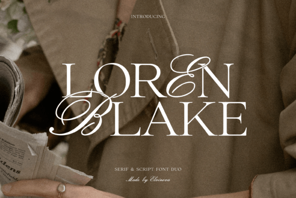 Loren Blake Duo: An Elegant Serif Script Font
