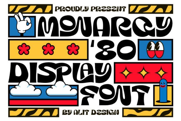 Monarqy Font: A Retro Typeface for Bold Branding