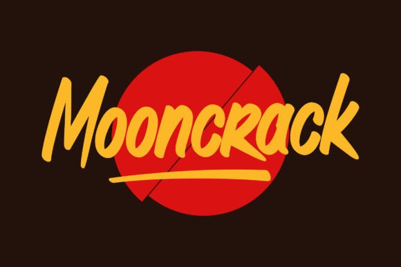 Mooncrack: A Designer’s Take on This Display Font