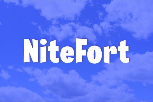 Nitefort Font: Bold Display Type for Handmade Goods