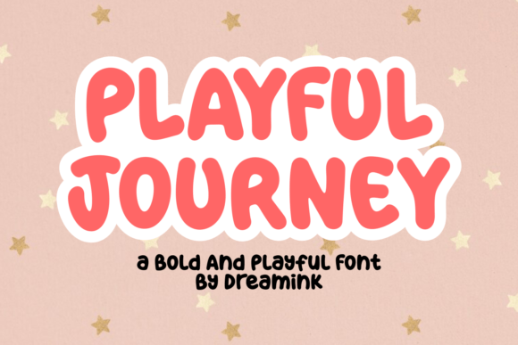 Playful Journey Font for Editorial Design