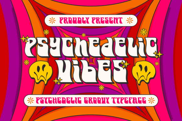 Psychedelic Vibes Font: A Bold Typeface for Branding