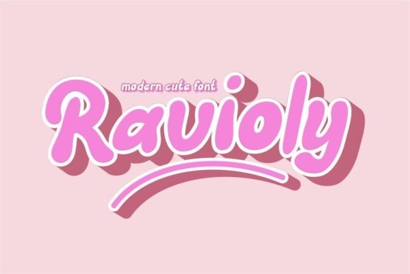 Ravioly Font: Adding Retro Bubble Charm to Campaigns