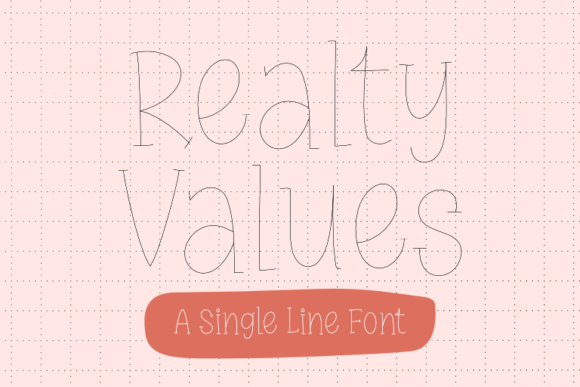 Realty Values Font for Bold Editorial Design