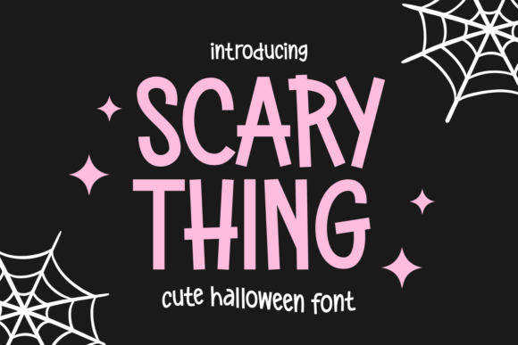 Scary Thing Font: Spooky Display Type for Web Design
