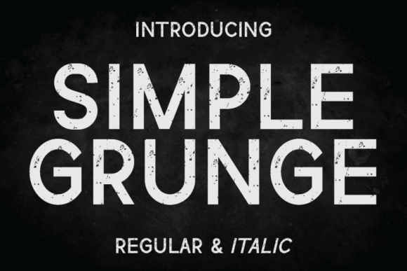 Simple Grunge Font: Authentic Branding for Small Business