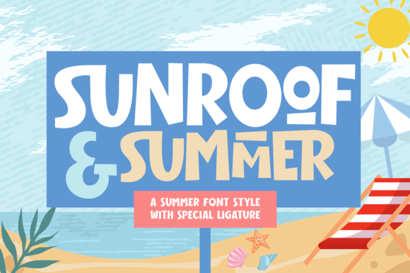 Sunroof Summer Font: Sweet Style for Makers