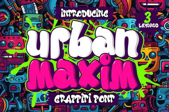 Urban Maxim Font: Adding 3D Depth to Brand Identity