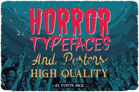Vintage Horror Movies Bundle: A Display Font Review